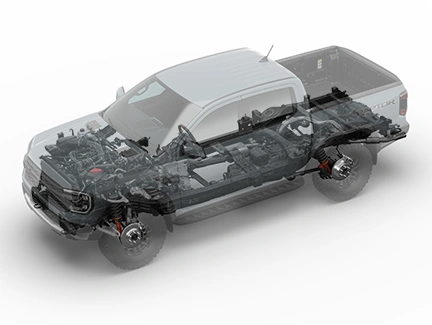 Động cơ 3.0L V6 Twin Turbo EcoBoost với hộp số tự động 10 cấp.