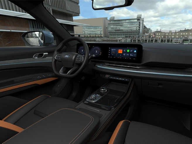 Nội thất rộng rãi và sang trọng trên Ford Territory